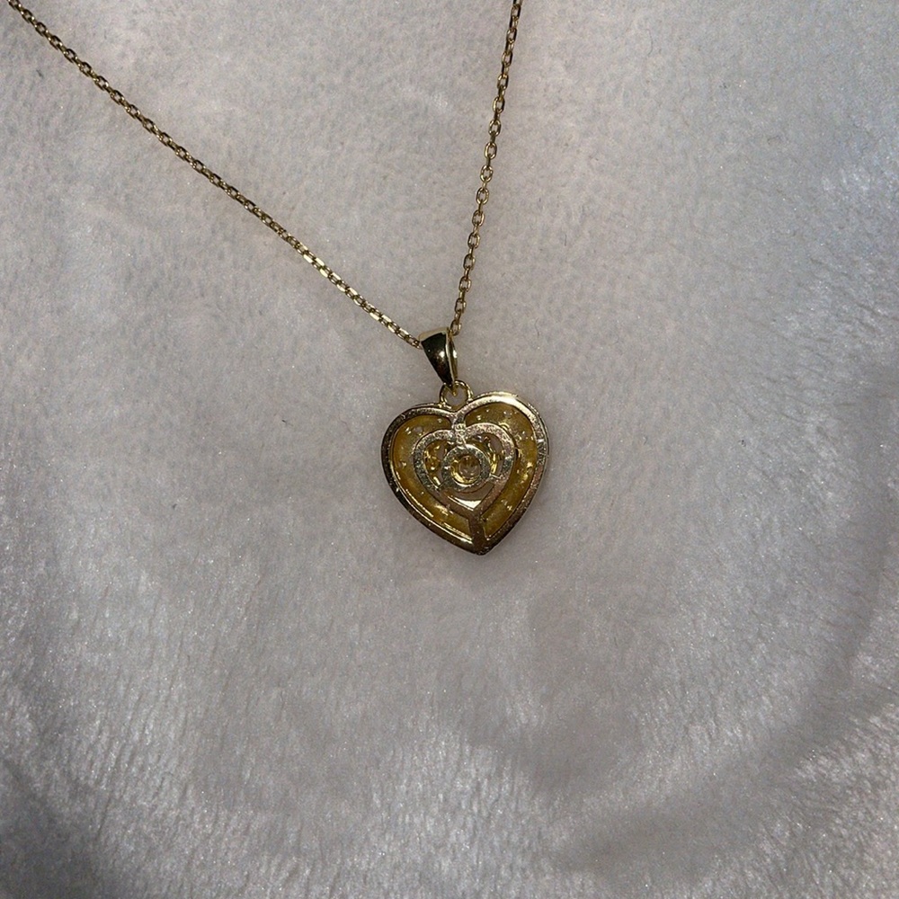Gold Heart Necklace - Picture 3 of 3